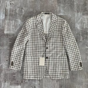 Brand new men’s flannel checkerboard blazer.